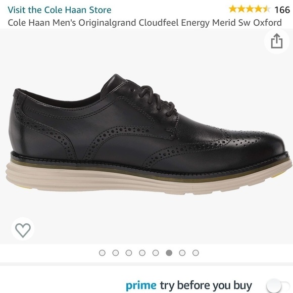 COLE Haan Men's Originalgrand Cloudfeel Energy Merid Sw Oxford - Picture 4 of 10